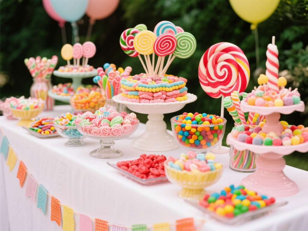 畅游甜蜜世界：探索五彩缤纷糖果派对图片合集