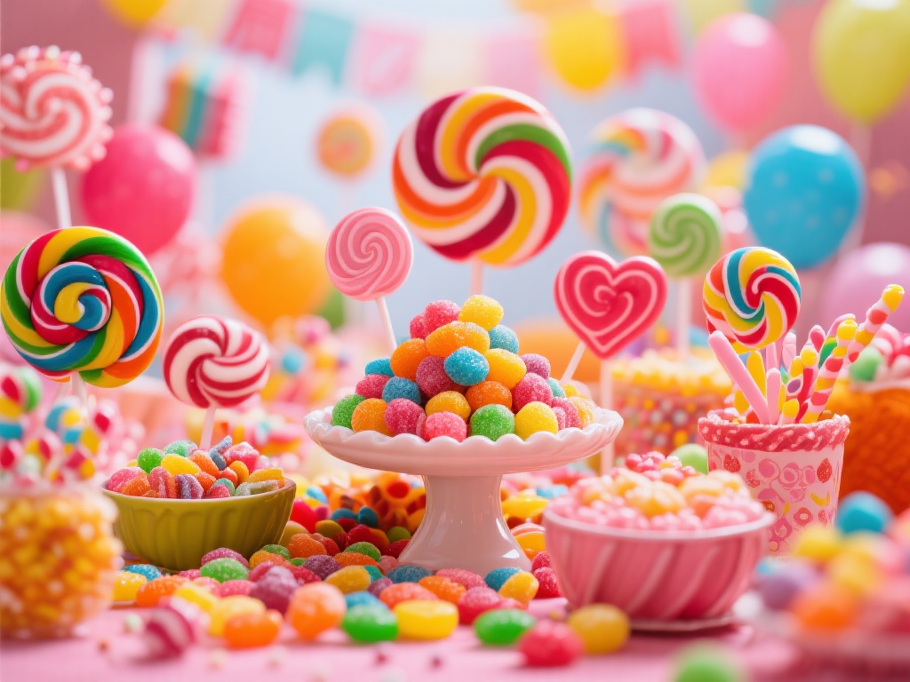 糖果一直是甜蜜的象征，它不仅满足了我们的味觉需求，