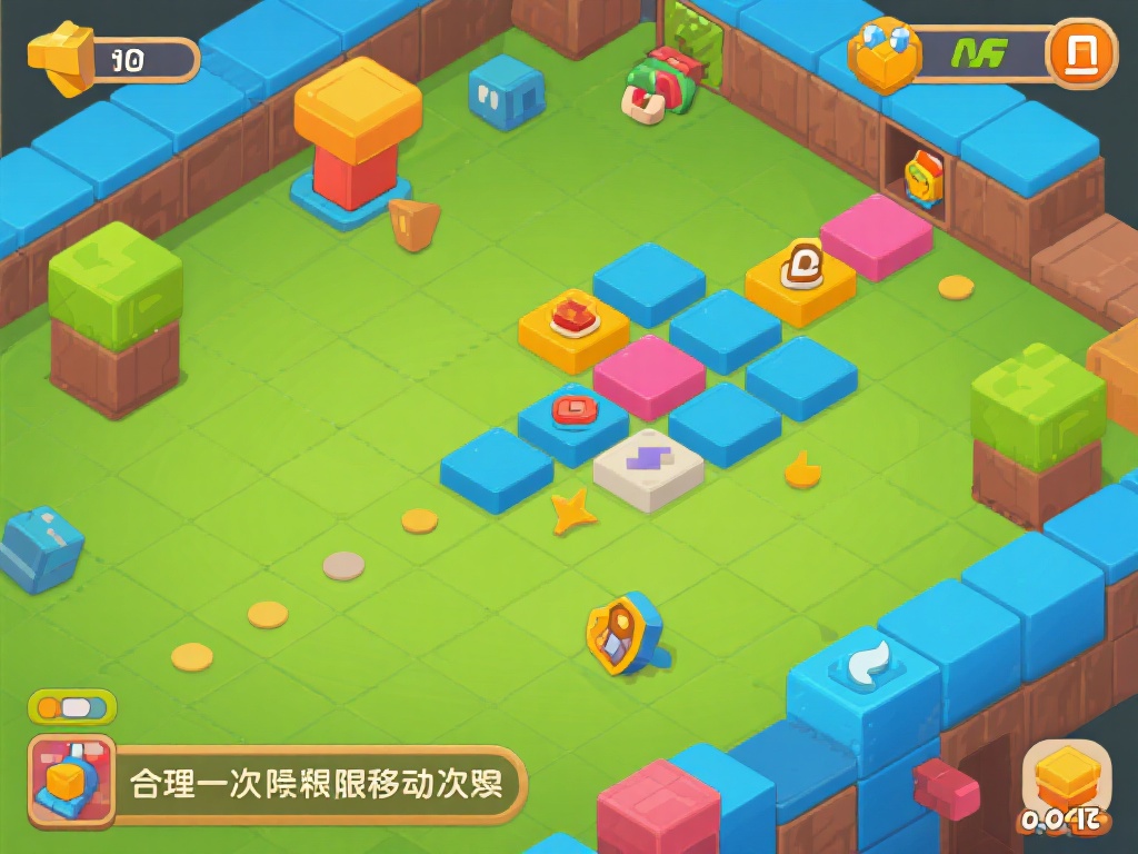 在游戏中，每关卡设置了固定的移动次数。因此，合理分