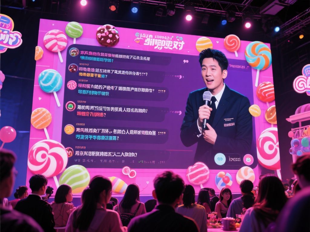 糖果派对弹幕欢乐盛宴，引爆甜蜜狂欢夜