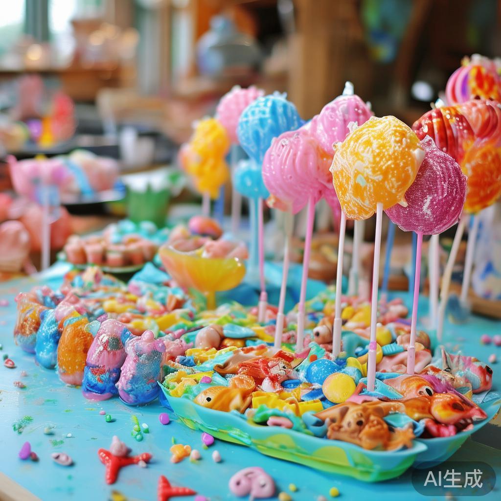 在进行吹气糖果设计之前，首先要明确主题与风格。鲜艳