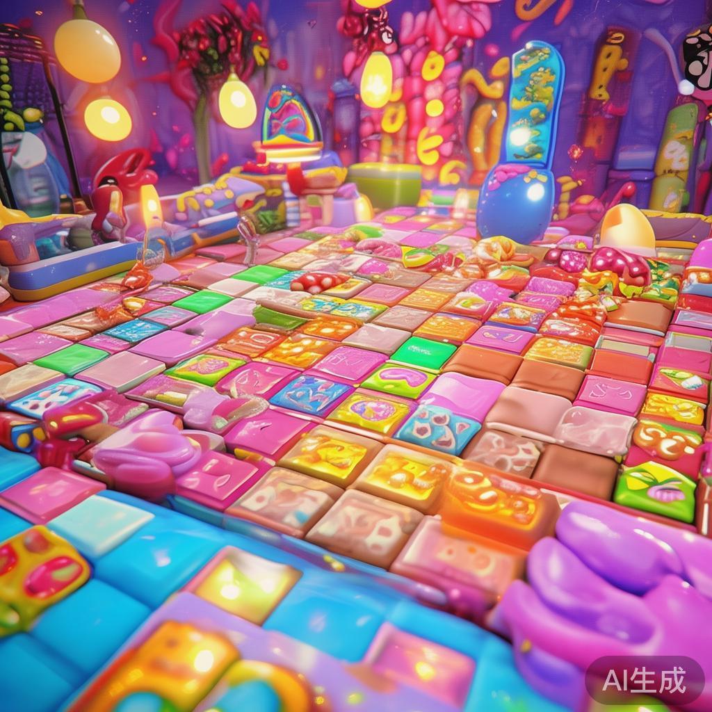 二、丰富的关卡设计与奖励机制
许多糖果派对游戏都