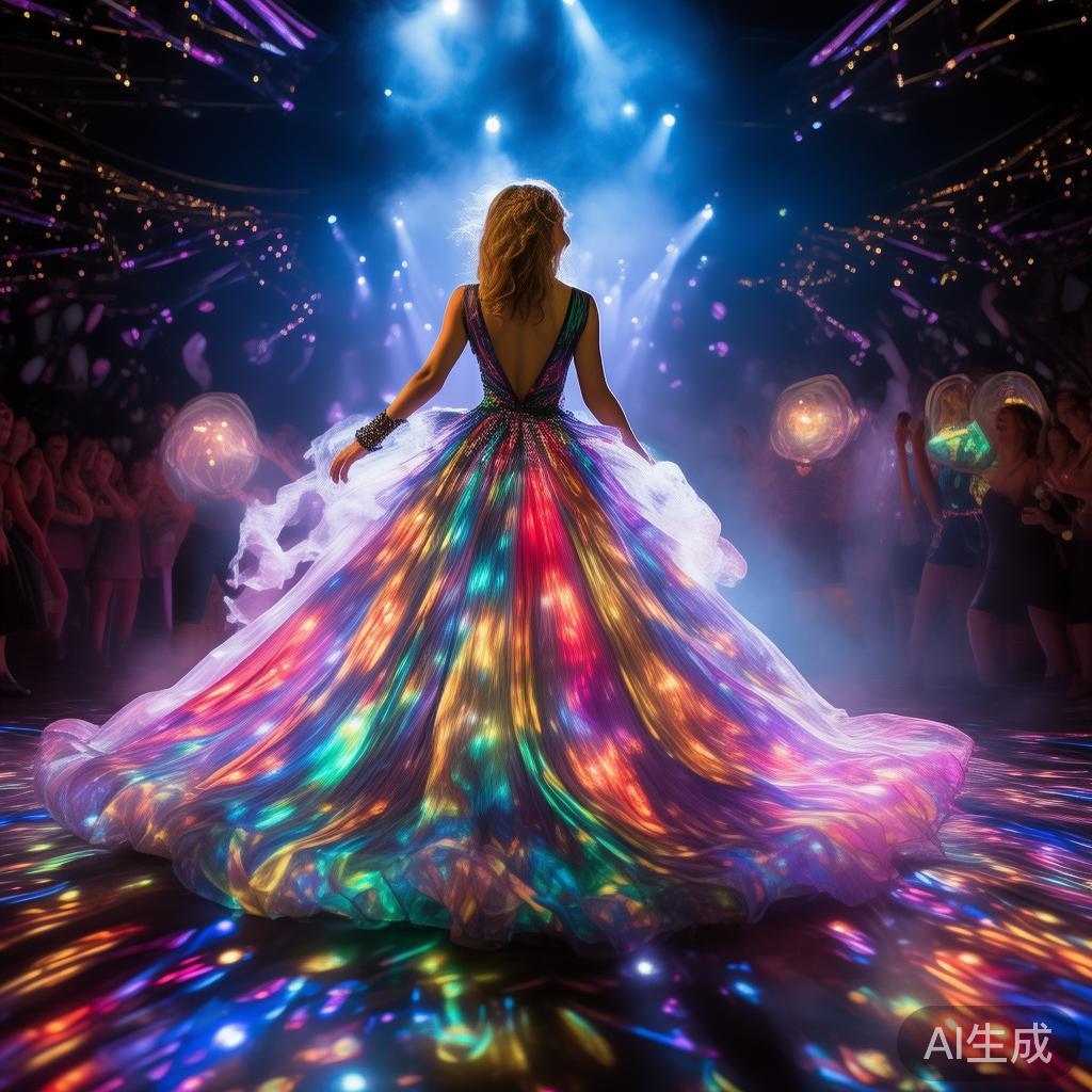 糖果派对鬼鬼精彩亮相引爆全场,震撼升华现场氛围 值得一提的是,她在表演中融入了多样的元素,如炫目的