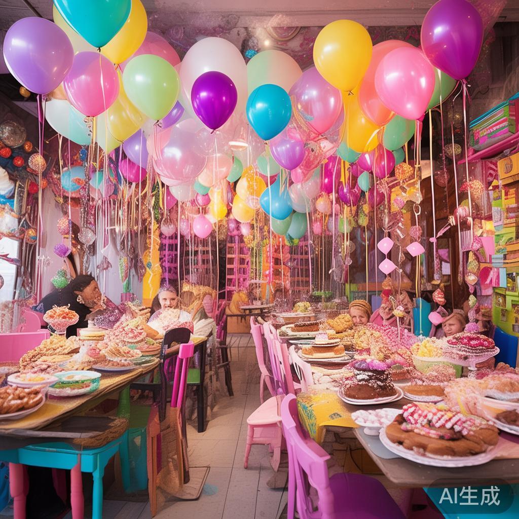 欢聚一堂,共度甜蜜时光——尽情享受精彩的糖果派对! 糖果派对,顾名思义,是以各种甜美的糖果作为主题的聚