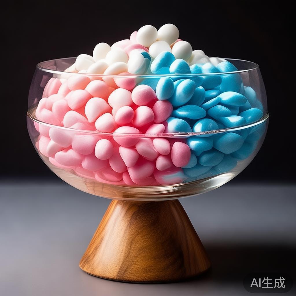 色彩搭配是糖果盘设计的重要元素。建议选择鲜明对比的