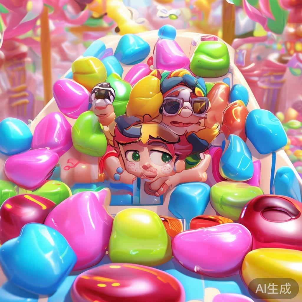 首先，糖果派对是一款风格可爱的消除游戏，它结合了彩