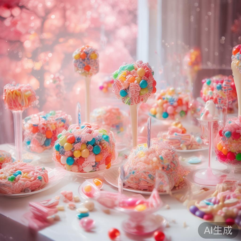 甜蜜派对女孩糖果的迷人世界：探索甜美奇幻的糖果世界